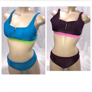 Recco Size Medium Bundle of 2 Brazilian Bikini Sets. New With Tags